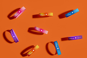 Wristbands Branding Mockup, a Product Mockup by Mego-studio