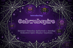 Cobwebspire Gothic — Haunted Font