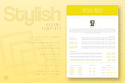 Stylish Resume / CV Template, a Resume Template by The Path (Thumbnail 1 of 4)