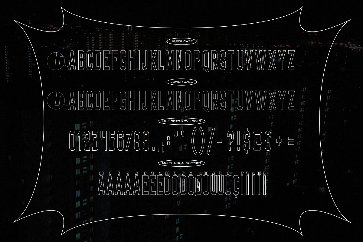 Noughties - Disproportionate Font, a Sans Serif Font by Ckybe's Corner (Photo 4 of 7)
