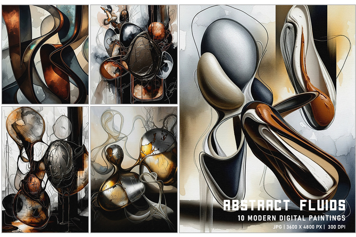 Abstract Fluids, a Decorative Illustration by Digital Art Creations (Photo 1 of 5)