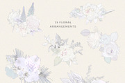 Vintage Elegant Flowers Backgrounds, an Object Graphic by CreativeFolks (Thumbnail 7 of 11)
