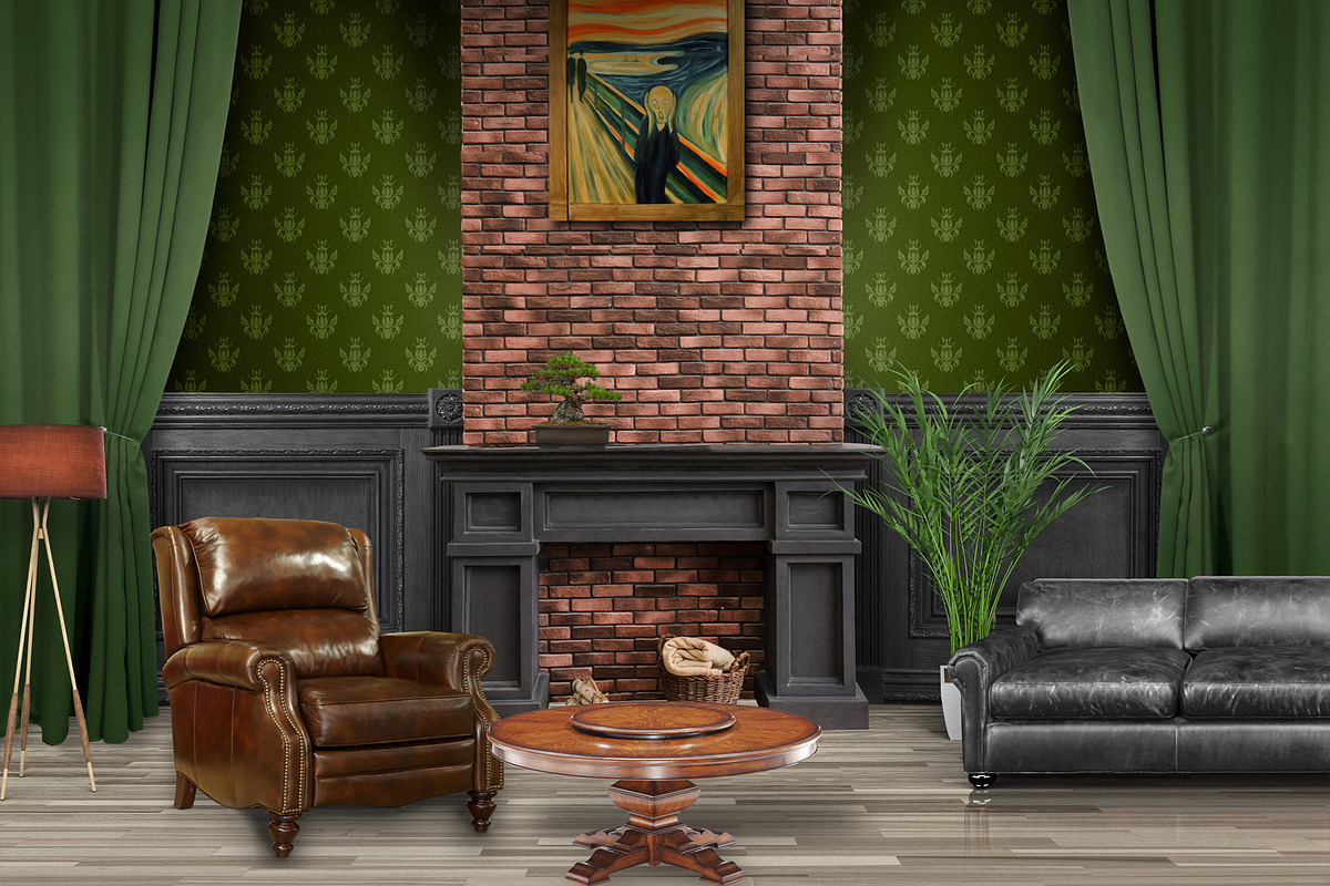 Interior layout in classic style, a Product Mockup by PSD Market (Photo 1 of 4)