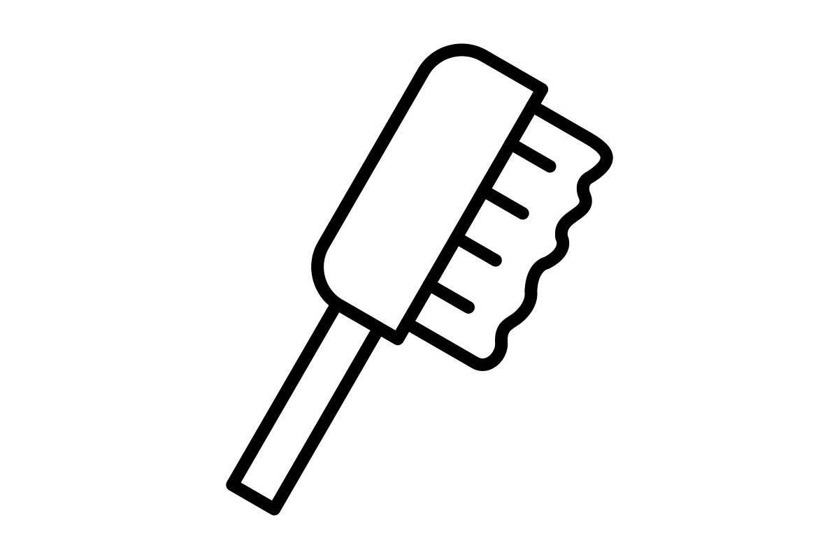 Brush Line Icon, an Icon by Pexelpy