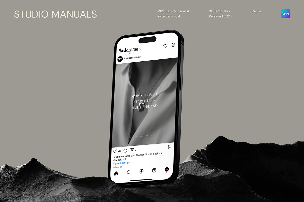 MIRELLE – Minimalist Instagram Post, a Social Media Template by Studio Manuals (Photo 7 of 8)