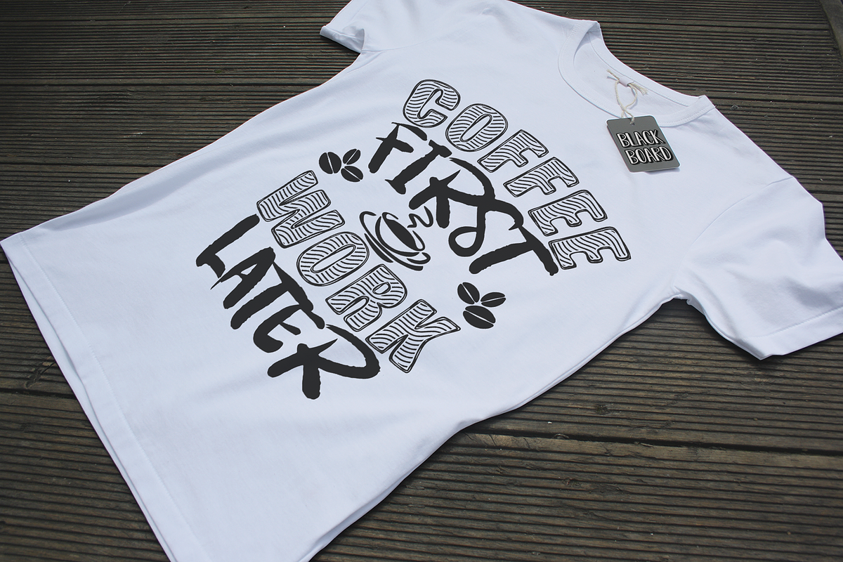 Zebra BBoard - Decorative Font preview 3
