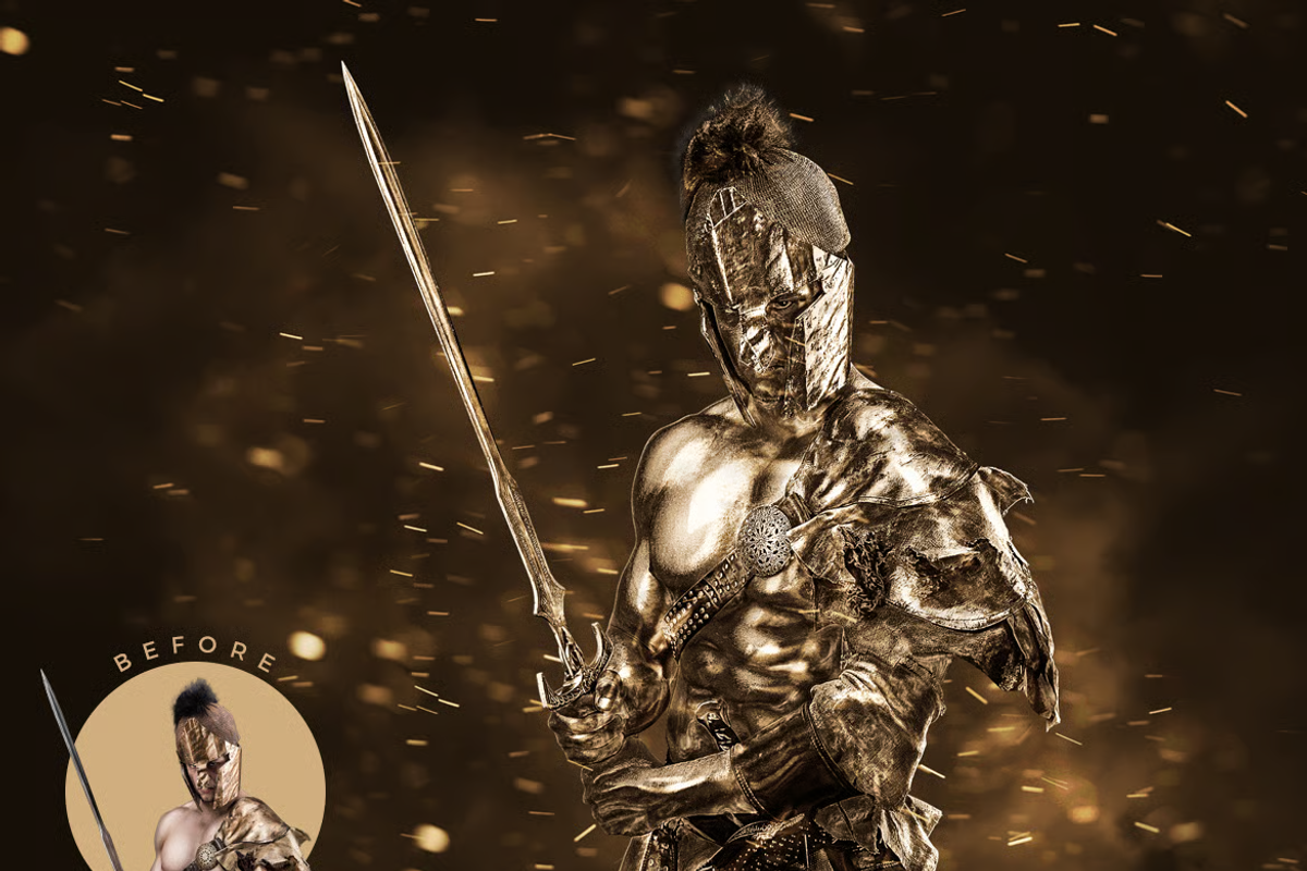 Gold Fantasy Photoshop Action, an Action Add-On by iHemalaya (Photo 4 of 9)