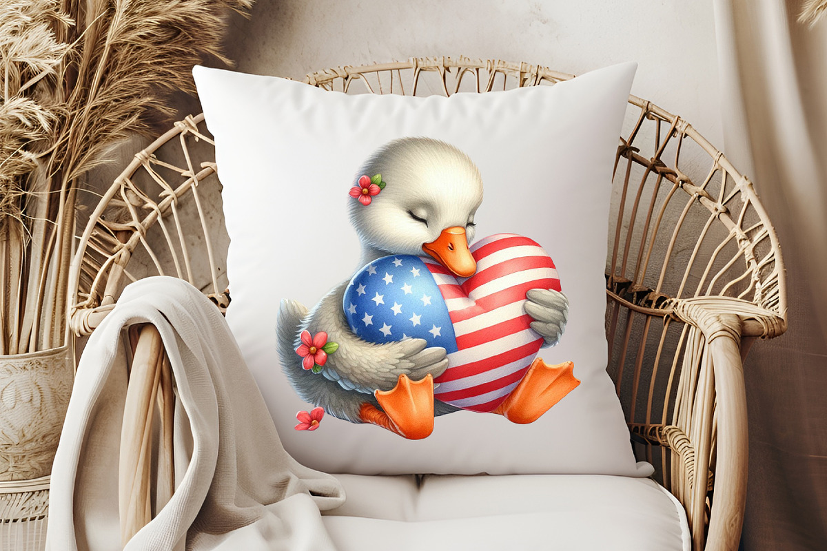 Cartoonish Patriotic Goose Clipart, an Illustration by Pixels.Craft (Photo 6 of 7)