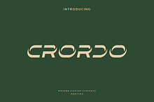 Crordo - Modern Display Typeface