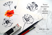 Poppy. Vector collection., an Illustration by maritime_m (Thumbnail 1 of 4)