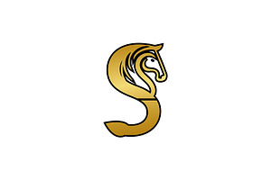 S Horse logo, a Branding & Logo Template by Salman Shop