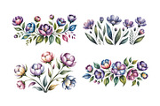 Watercolor Minimal Thin Floral, a Decorative Illustration by ForhadGFX (Thumbnail 12 of 12)