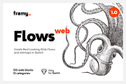 Flows — UI Blocks for Web & Sitemaps, a Templates & Theme by Belkin by Design (Thumbnail 1 of 6)