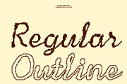 CS Melanie Pixel, a Script Font by Craft Supply Co. (Thumbnail 4 of 8)
