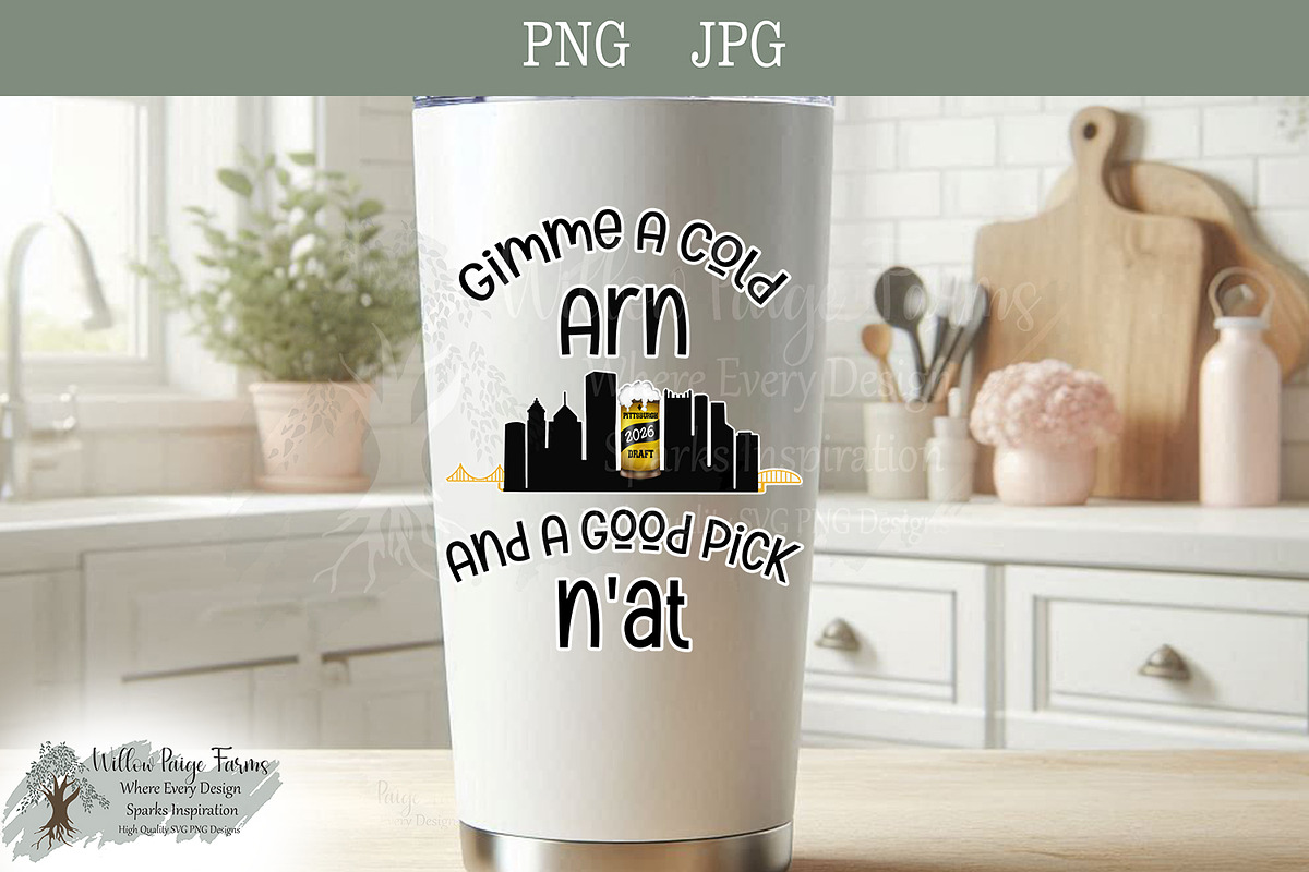 Pittsburgh Draft Yinzer Football, a Sport Illustration by Willow Paige Farms (Photo 5 of 5)