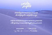 Lonely Angels Brush Font, a Script Font by chekart (Thumbnail 7 of 9)