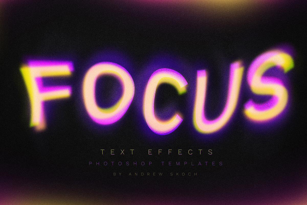 Gradient Blurred Text Effect, a Branding & Logo Template by Andrew Skoch Design (Photo 6 of 9)