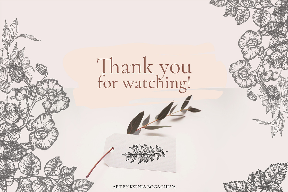 Digital Vintage Flowers, a Decorative Illustration by Onceli*art (Photo 14 of 14)