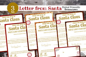 Santa Claus Letter & Nice List