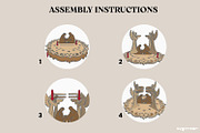 3D Nativity Angel Candle Stand SVG, a Decorative Illustration by svgocean (Thumbnail 4 of 5)