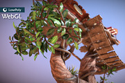 Subdivision&LowPoly fairy tree house, an Architecture 3D Model by Cute & 3D (Thumbnail 24 of 28)