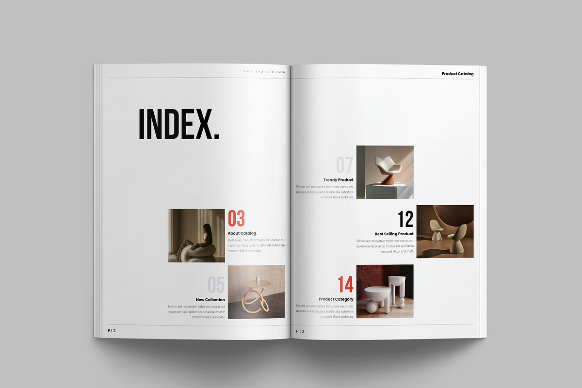 Product Catalogue Brochure Template, a Brochure Template by NorthPeak (Photo 4 of 10)