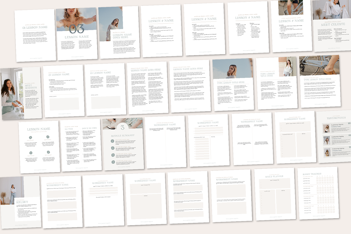 Ebook Workbook Canva Template, a Marketing Template by Tabitha Emma (Photo 4 of 8)