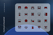 Furniture & Household Item Icon, a Duotone Icon by Nathaya Studio (Thumbnail 2 of 2)