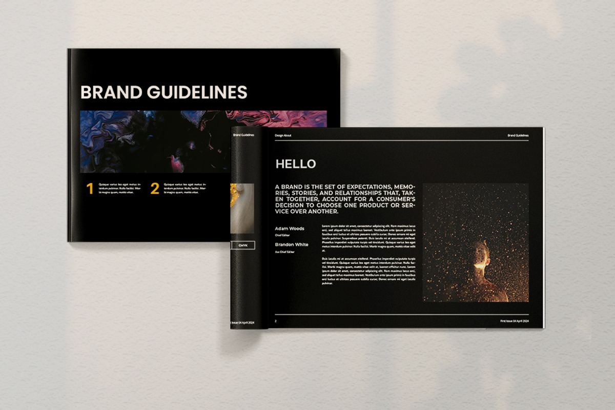 Raven Brand Guidelines, a Presentation Template by Analogi Studio (Photo 2 of 14)