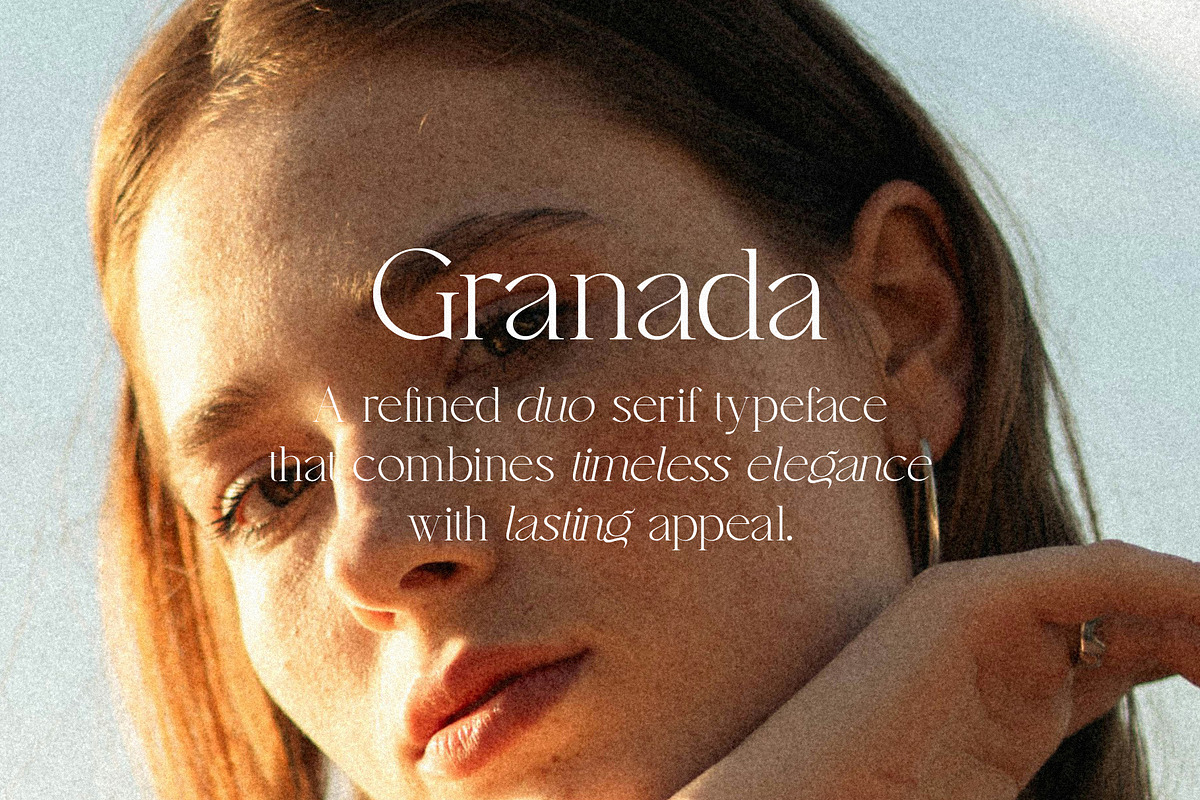 Granada - Summer Editorial Duo Serif, a Serif Font by mikhailakiyama (Photo 3 of 12)