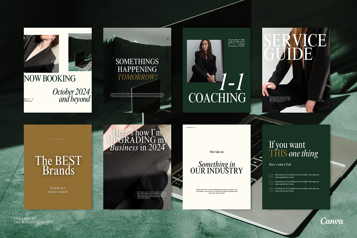 Canva Instagram Posts & Stories Luxe, a Social Media Template by thebusinessoutfit (Photo 16 of 23)