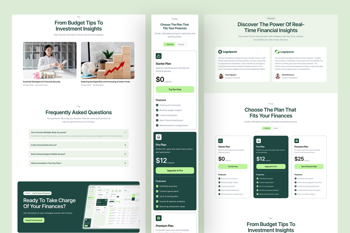 Finance Management SaaS Website, an UI Kit Template by peterdraw (Photo 5 of 7)
