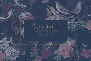 Rosavin Botanical Birds Patterns!
