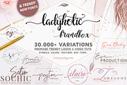 Ladyholic Premade Logo Branding Pack, a Branding & Logo Template by joyologo (Thumbnail 1 of 17)