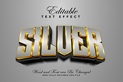 Silver 3D Text Effects Pack | EPS, a Layer Style Add-On by padilah_a (Thumbnail 4 of 5)
