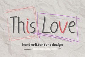 This Love Handwritten