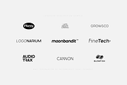 MBF Logonarium-font for logo, a Sans Serif Font by MoonBandit (Thumbnail 4 of 8)