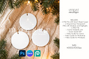 Ornament Mockup Set of 3, a Household Mockup by EmpaviMockups (Thumbnail 1 of 5)