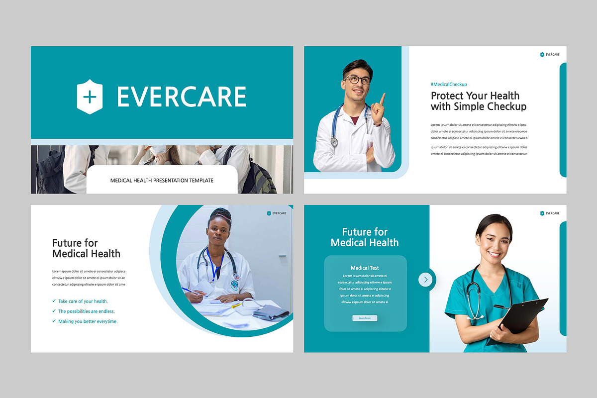 EVERCARE - Medical Powerpoint, a Presentation Template by rgbryand (Photo 2 of 9)