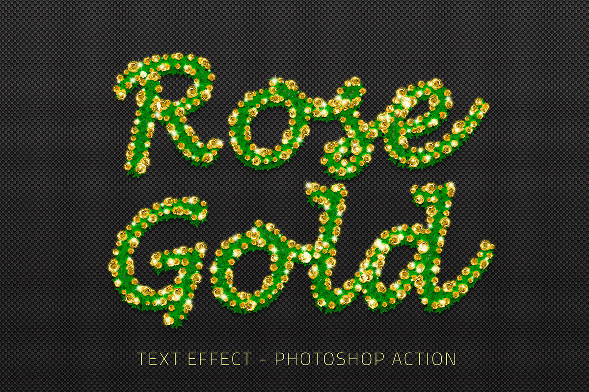 Rose Gold Text Effect preview 3