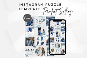 Product Instagram Puzzle Template