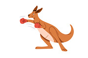 Cute happy kangaroo animals set, an Animal Illustration by Good Studio (Thumbnail 3 of 15)