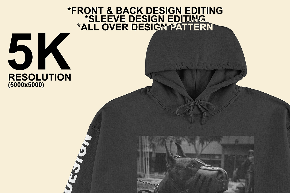 Gildan GI18500 Flat Mockup Template, a Hoody Mockup by Infinity Mockups (Photo 6 of 10)