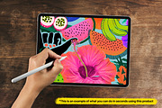 iPad Pro Mockup — Hands + Extras, an iPad Mockup by Frisk Shop (Thumbnail 7 of 12)