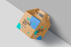 Goody Favor Box Mockups