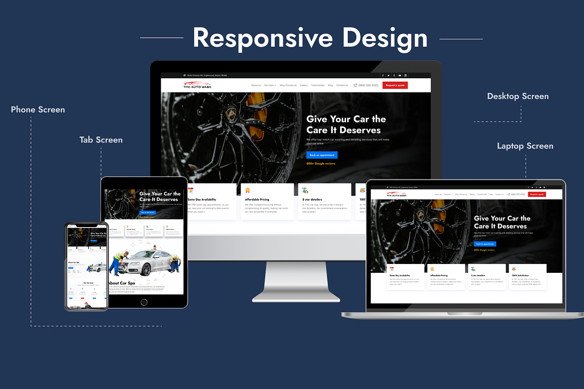 AutoWash - Car Service HTML Template