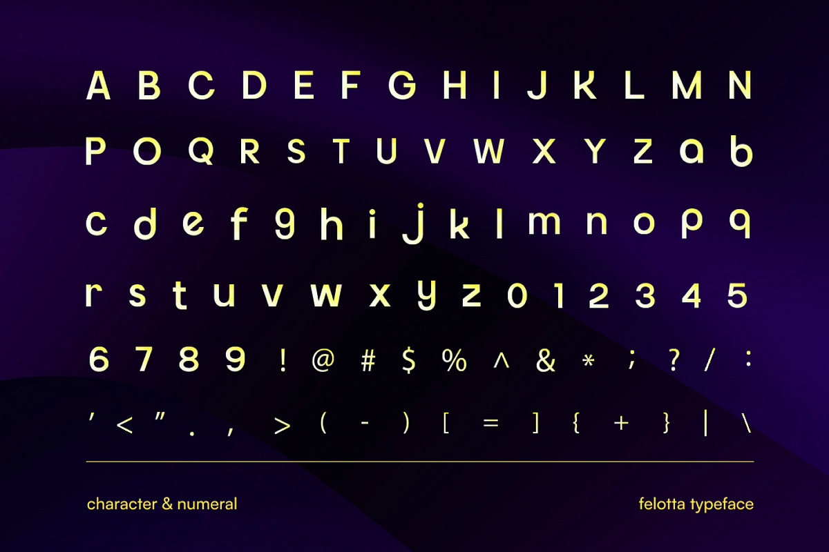 Felotta – Geometric Sans Serif, a Sans Serif Font by Brand Earth (Photo 2 of 7)