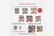 Goodbye 2026 Hello 2027 Christmas, an Emoji Icon by Tanya Kart (Thumbnail 9 of 10)