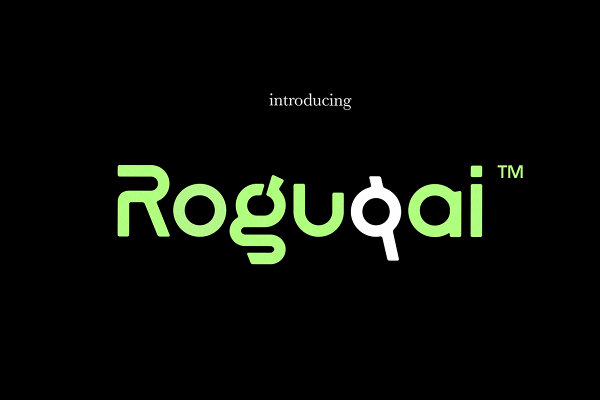 Roguqai Typeface, a Sans Serif Font by Grontype (Photo 1 of 9)