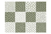 12 boho leaves patterns, leaf, a Pattern Graphic by Bloom21Art (Thumbnail 3 of 3)